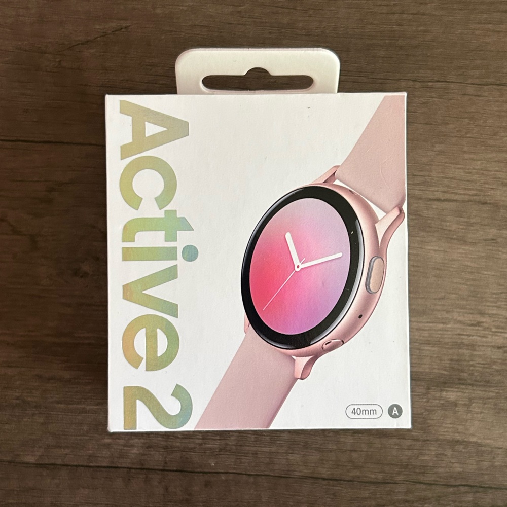 SAMSUNG Galaxy Watch Active (40MM, GPS, Bluetooth) Smart Watch-Rose Gold (USED)